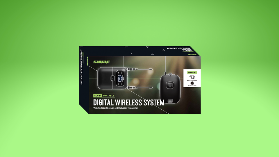 Shure SLXD15 Portable Digital Wireless Bodypack System Shure SLXD15 Portable Digital Wireless Bodypack System