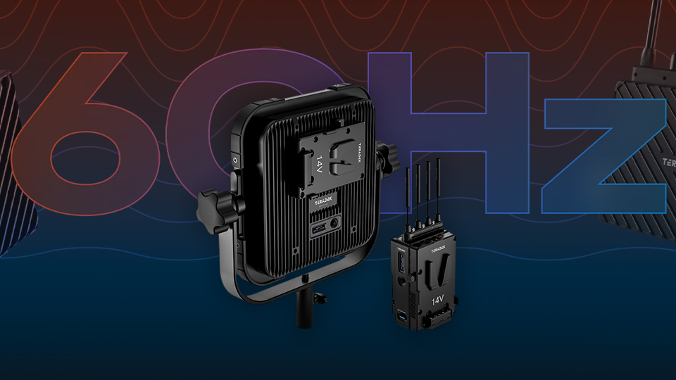 Teradek Bolt 6 XT MAX Set with 10K RX V Mount Back Teradek Bolt 6 XT MAX Set with 10K RX V Mount Back